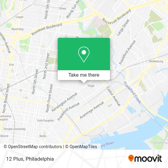 12 Plus map