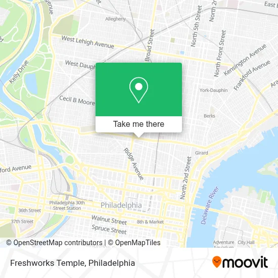 Freshworks Temple map