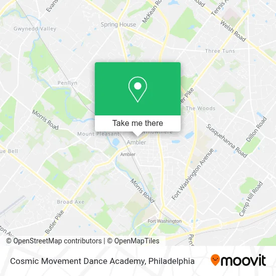 Cosmic Movement Dance Academy map