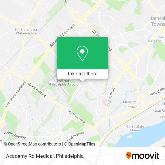 Academy Rd Medical map