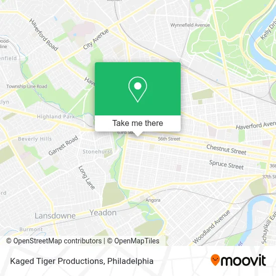 Kaged Tiger Productions map