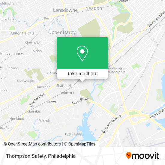 Thompson Safety map