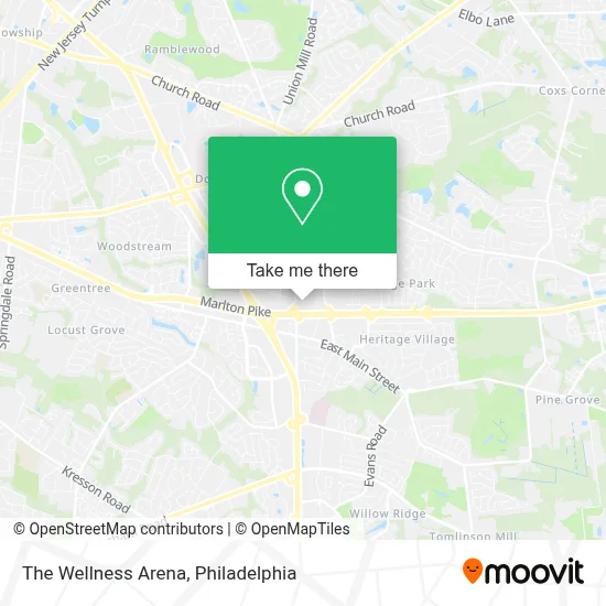 The Wellness Arena map