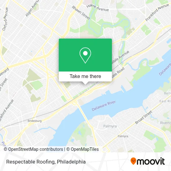Respectable Roofing map