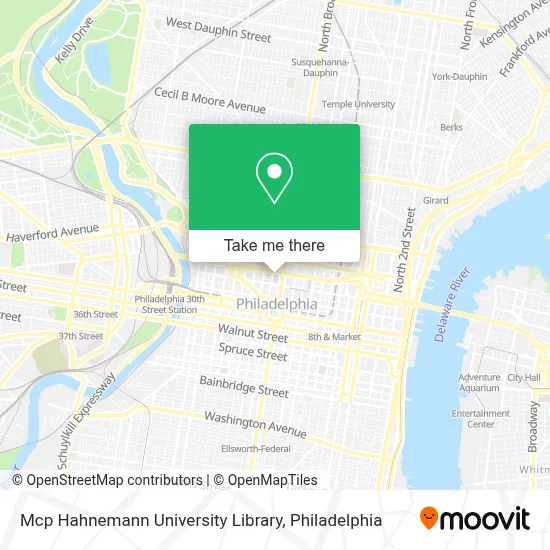 Mcp Hahnemann University Library map