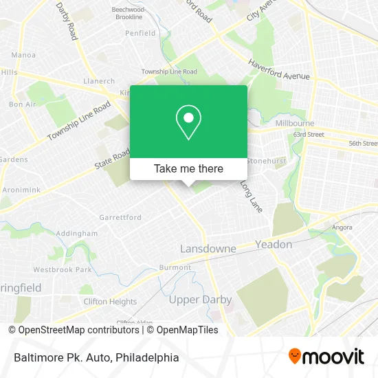 Baltimore Pk. Auto map