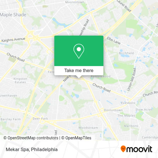 Mekar Spa map