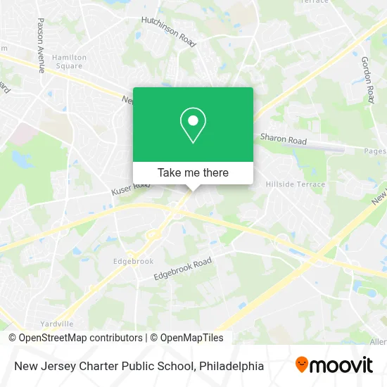 New Jersey Charter Public School map