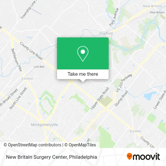 New Britain Surgery Center map