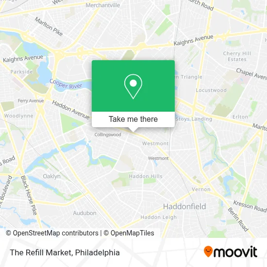 The Refill Market map