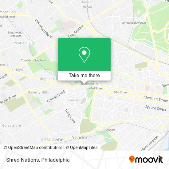 Shred Nations map