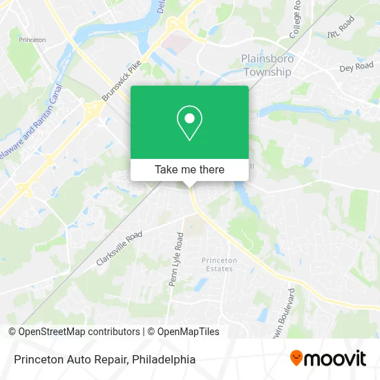 Princeton Auto Repair map