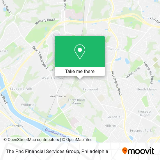 The Pnc Financial Services Group map