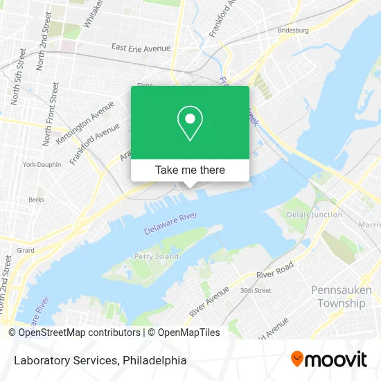 Laboratory Services map