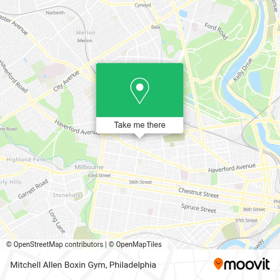 Mitchell Allen Boxin Gym map