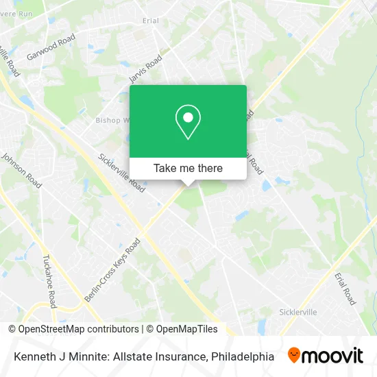 Kenneth J Minnite: Allstate Insurance map