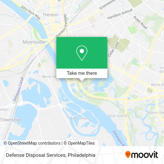 Defense Disposal Services map
