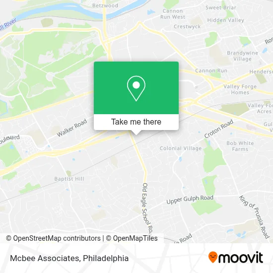 Mcbee Associates map