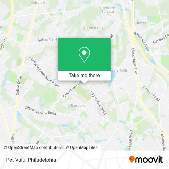 Pet Valu map