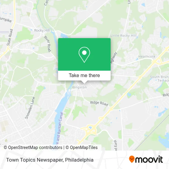 Town Topics Newspaper map