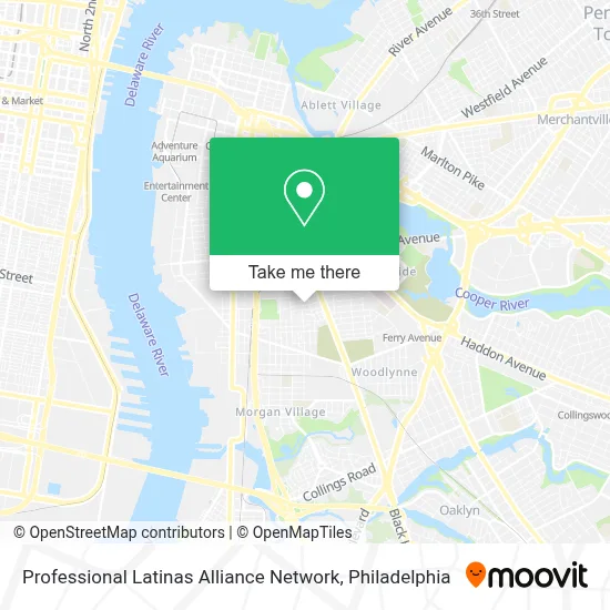 Professional Latinas Alliance Network map