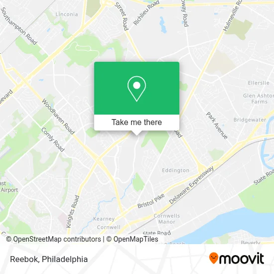 Reebok map