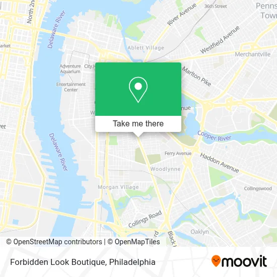 Forbidden Look Boutique map