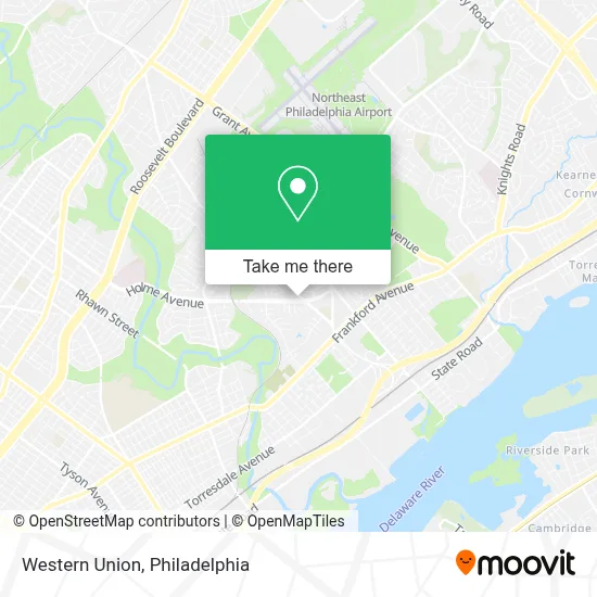 Western Union map