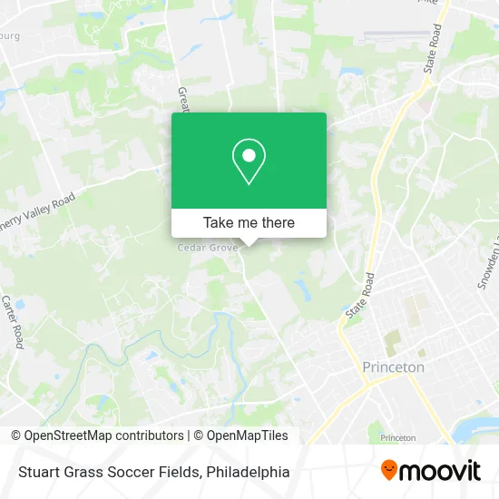 Stuart Grass Soccer Fields map
