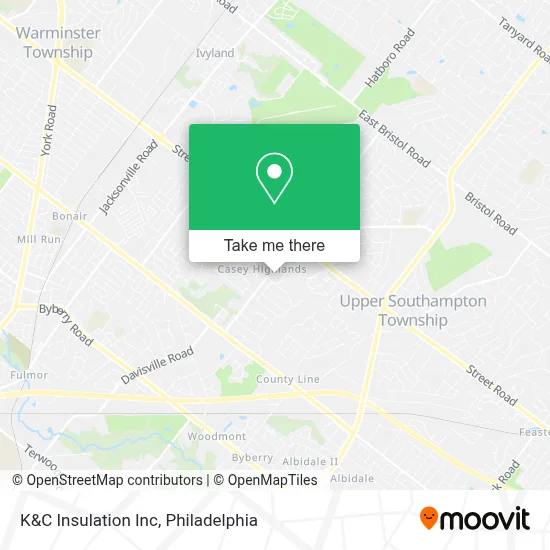 K&C Insulation Inc map