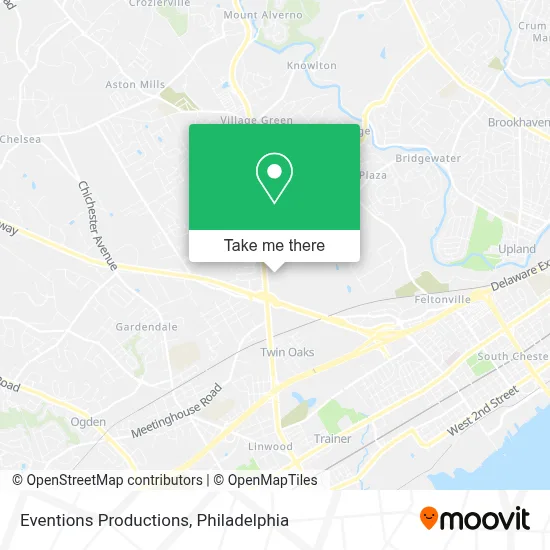 Eventions Productions map