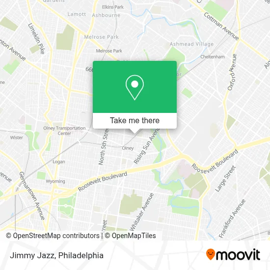 Jimmy Jazz map