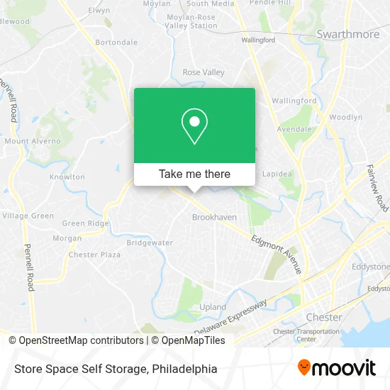 Store Space Self Storage map