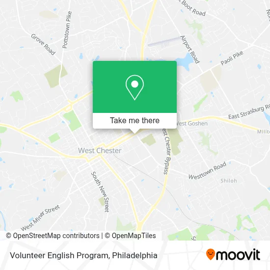 Volunteer English Program map