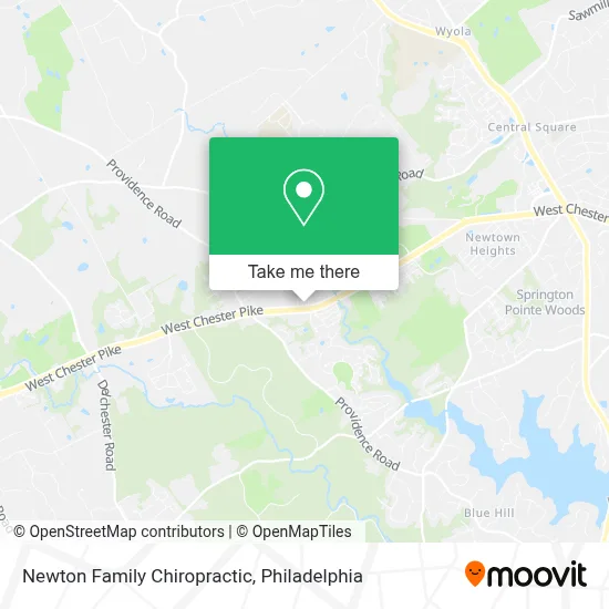 Newton Family Chiropractic map