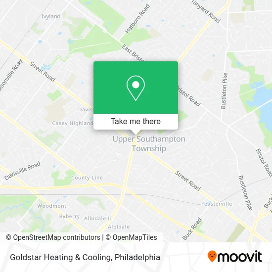 Goldstar Heating & Cooling map