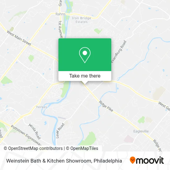 Weinstein Bath & Kitchen Showroom map