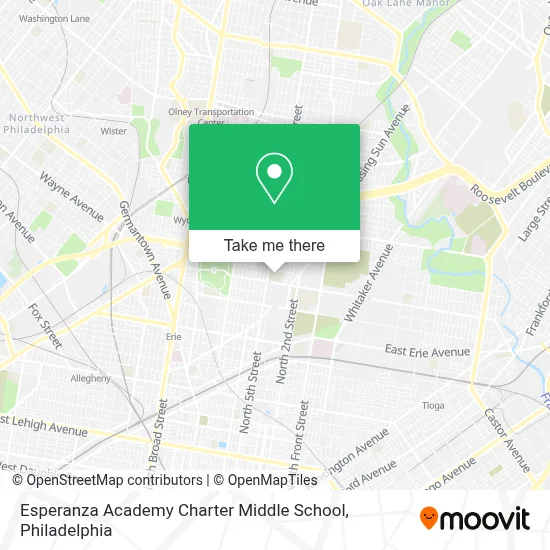 Esperanza Academy Charter Middle School map
