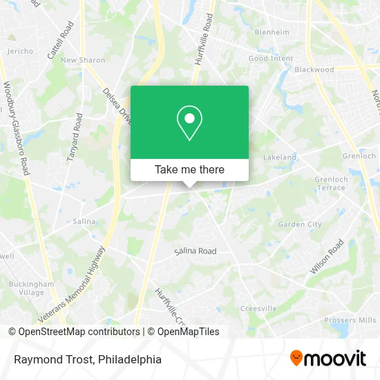 Raymond Trost map
