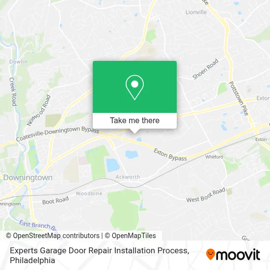 Experts Garage Door Repair Installation Process map