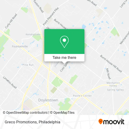 Greco Promotions map