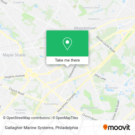 Gallagher Marine Systems map