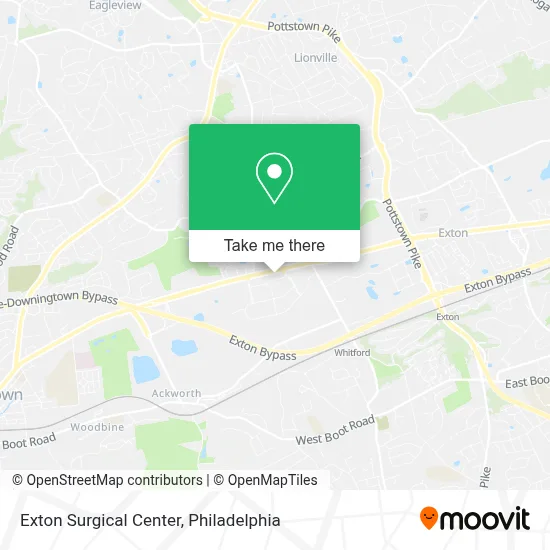 Exton Surgical Center map