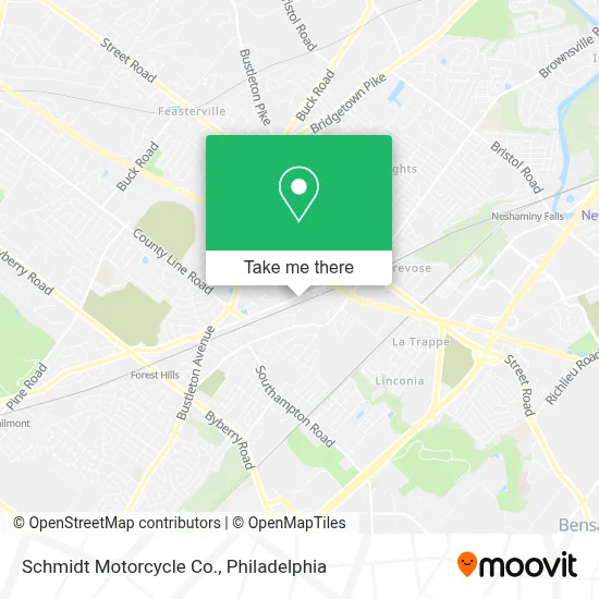 Schmidt Motorcycle Co. map