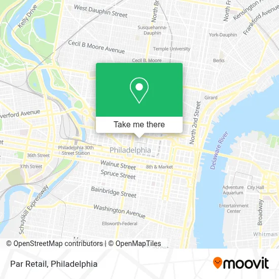 Par Retail map