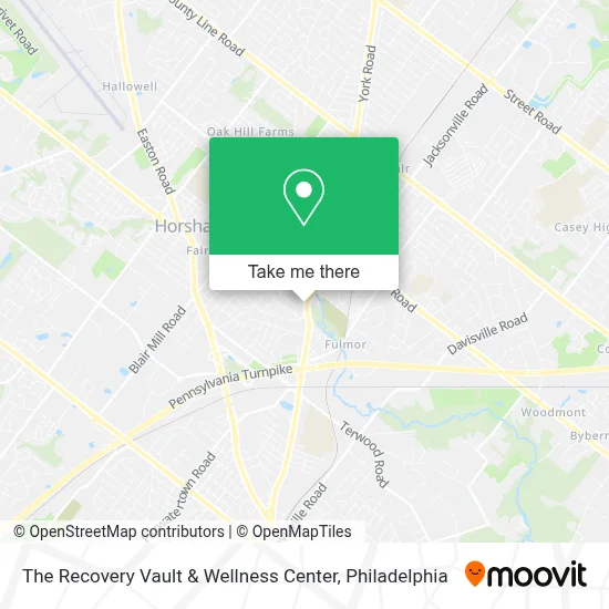 The Recovery Vault & Wellness Center map