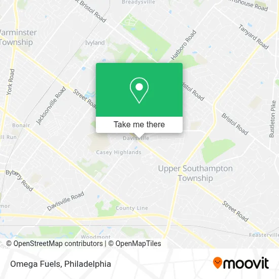 Omega Fuels map