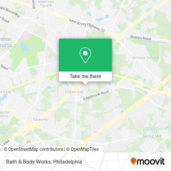 Bath & Body Works map