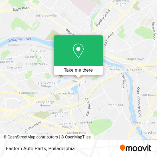 Eastern Auto Parts map