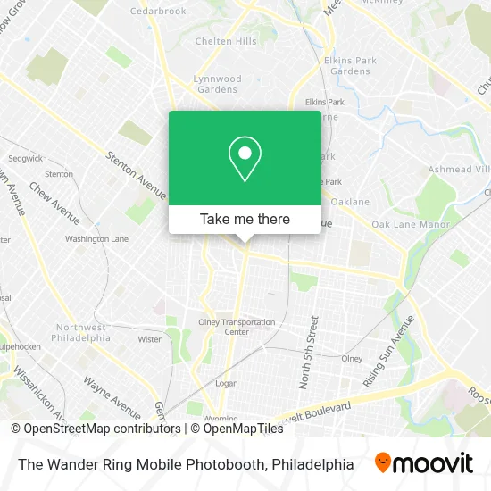 The Wander Ring Mobile Photobooth map